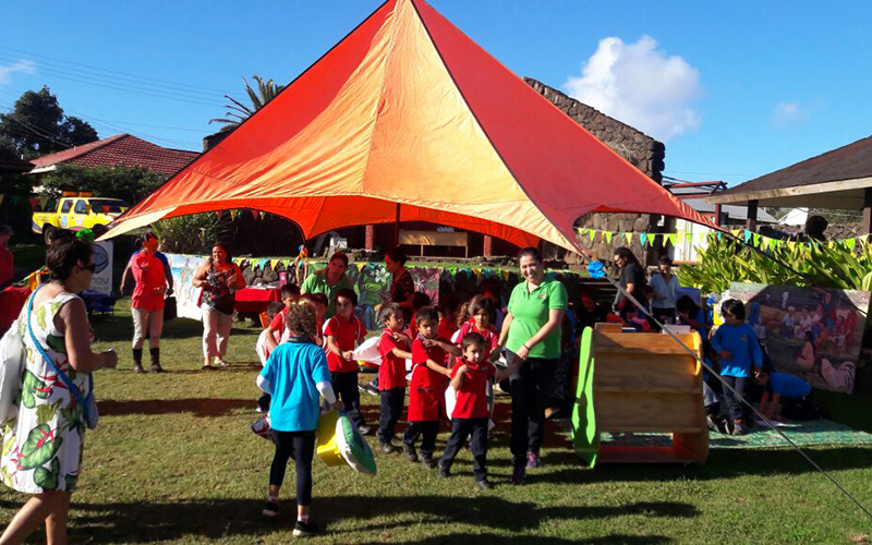 Jardín infantil de Rapa Nui organiza primera feria del libro infantil