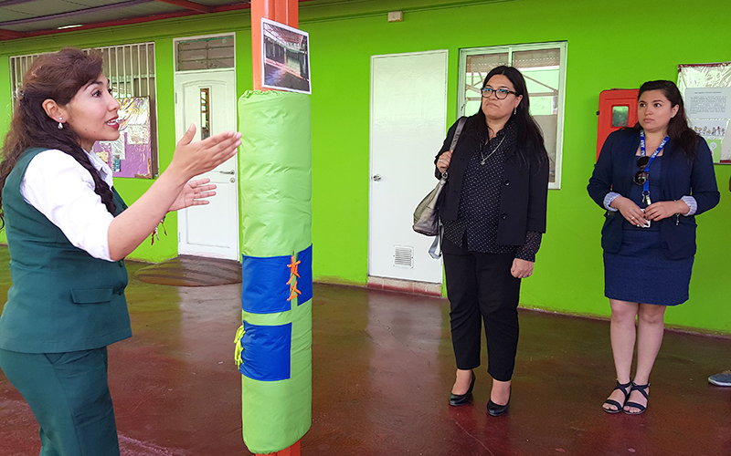 Familias crearon pilares interactivos en Jardín Infantil “Caracolito”