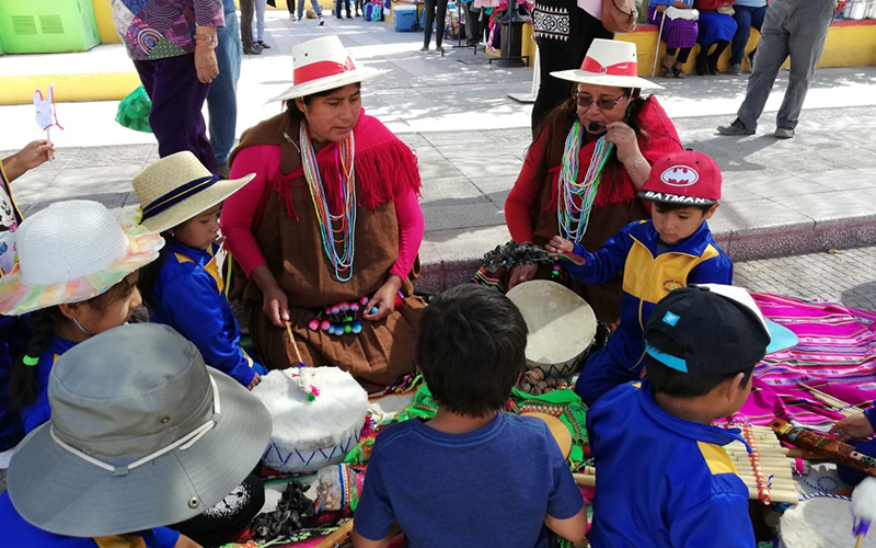 Párvulos viven experiencia educativa de revitalización de la lengua y cultura Aymara