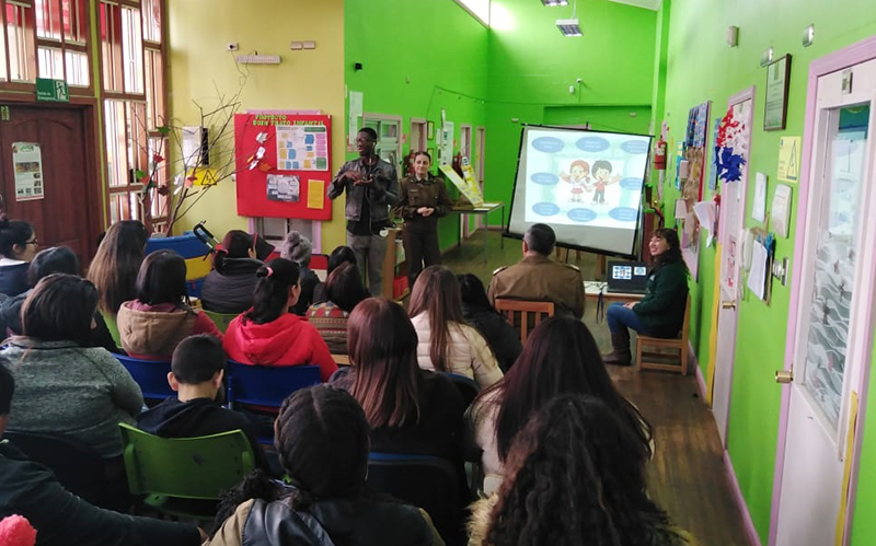 Sala Cuna “Renacer” realiza charla sobre promoción del buen trato infantil