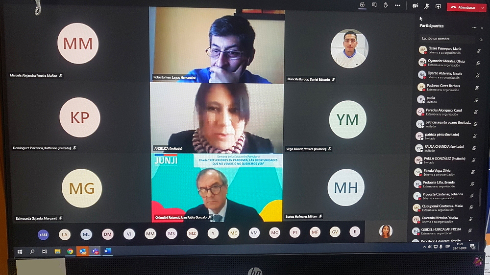 Junji Araucanía celebró Semana de la Educación Parvularia con charla virtual sobre autocuidado