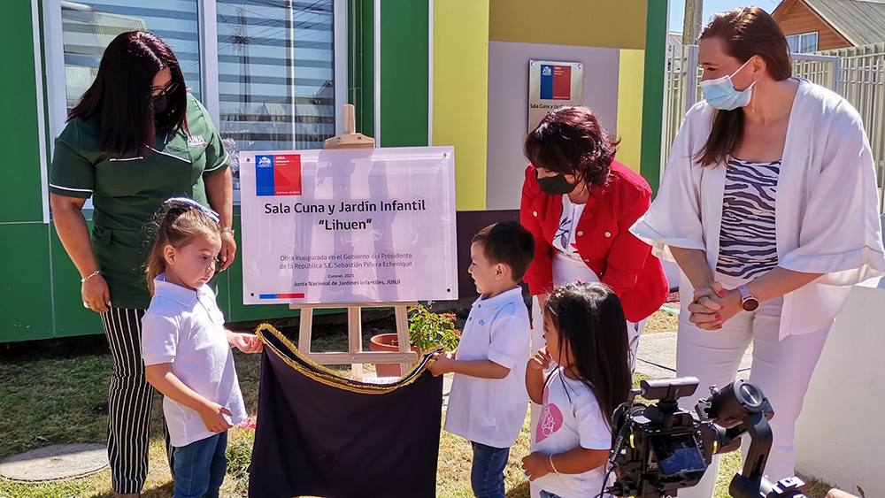 Junji Biobío inaugura dos jardines infantiles en Coronel