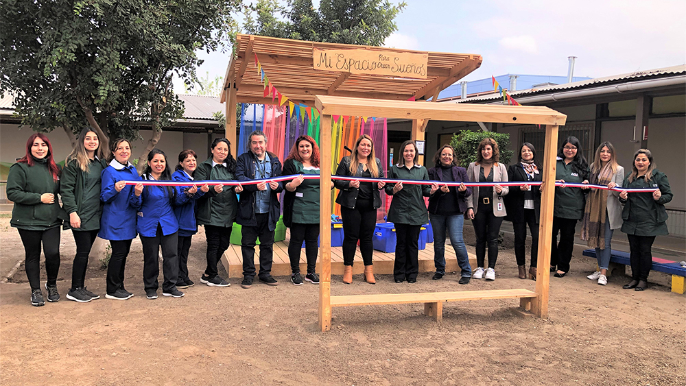 Se inaugura nuevo espacio FIEP en Jardín Infantil “Los Aromos”