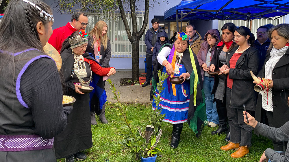 Con rogativa mapuche la Junji Ñuble celebró el “Día Internacional de la Mujer Indígena”