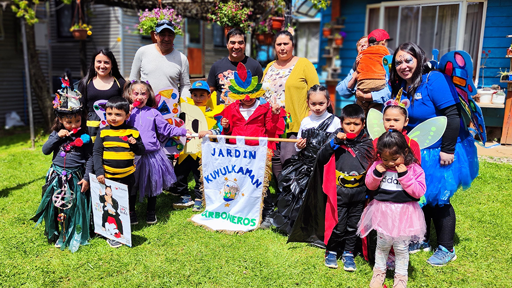 Jardines infantiles de la Junji Los Ríos unen fuerzas para colaborar con la Teletón
