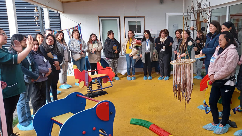 Equipo de La Araucanía participa en la Pasantía Nacional de la Junji para reflexionar sobre la transformación pedagógica
