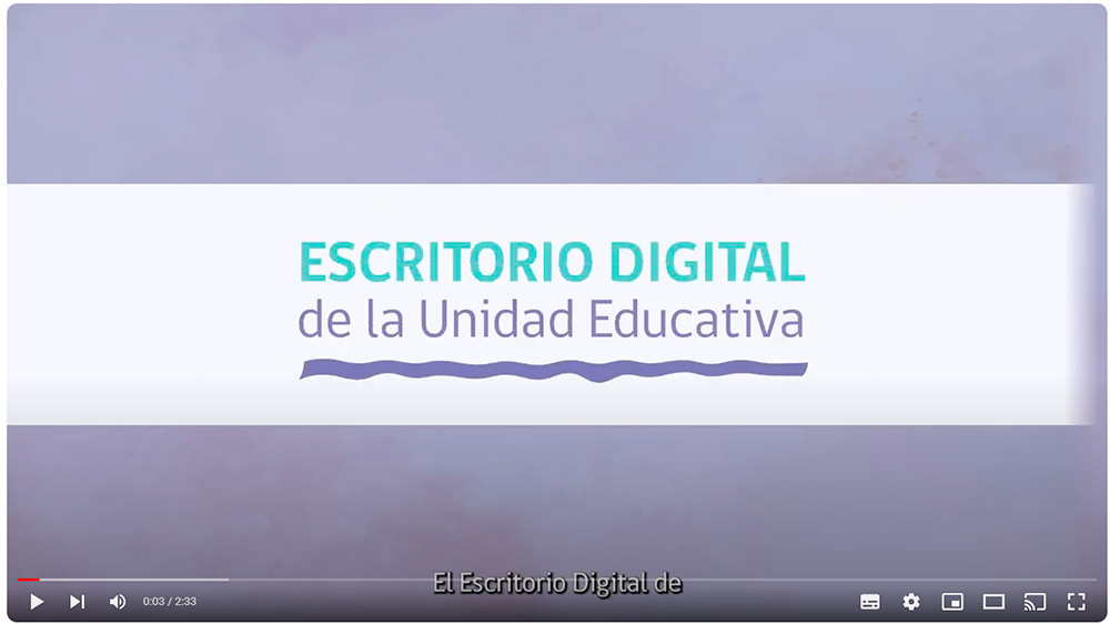Escritorio Digital: Una nueva herramienta técnica para la comunidad educativa