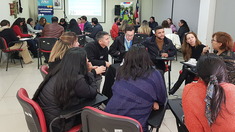 JUNJI Araucanía realiza diálogo participativo para sumar opiniones a la Cuenta Pública Institucional